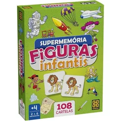 Jogo Interativo Super Memoria - Figuras Infantis - Grow 2646