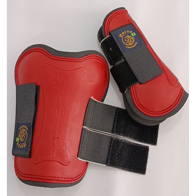 caneleira pvc cavalo velcro vaquejada semi profissional