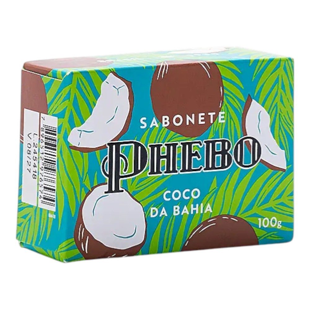 Sabonete Em Barra Phebo Coco Da Bahia 100Gr