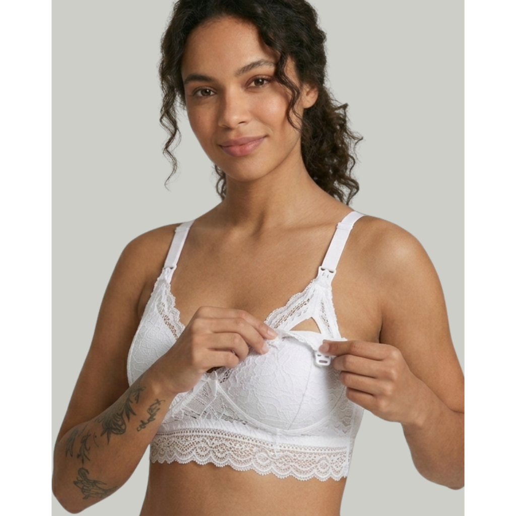 Sutiã Amamentação Reforçado Renda Gestante Maternidade Alça Abre Fácil Grávida PROMOÇÃO em Oferta na Shopee