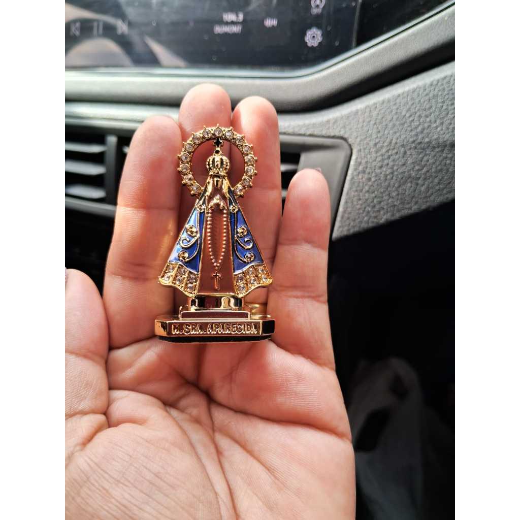 Santinha Nossa Senhora Aparecida Painel Para Carro em Plastico#Artesanato#Escritório#lembrancinha