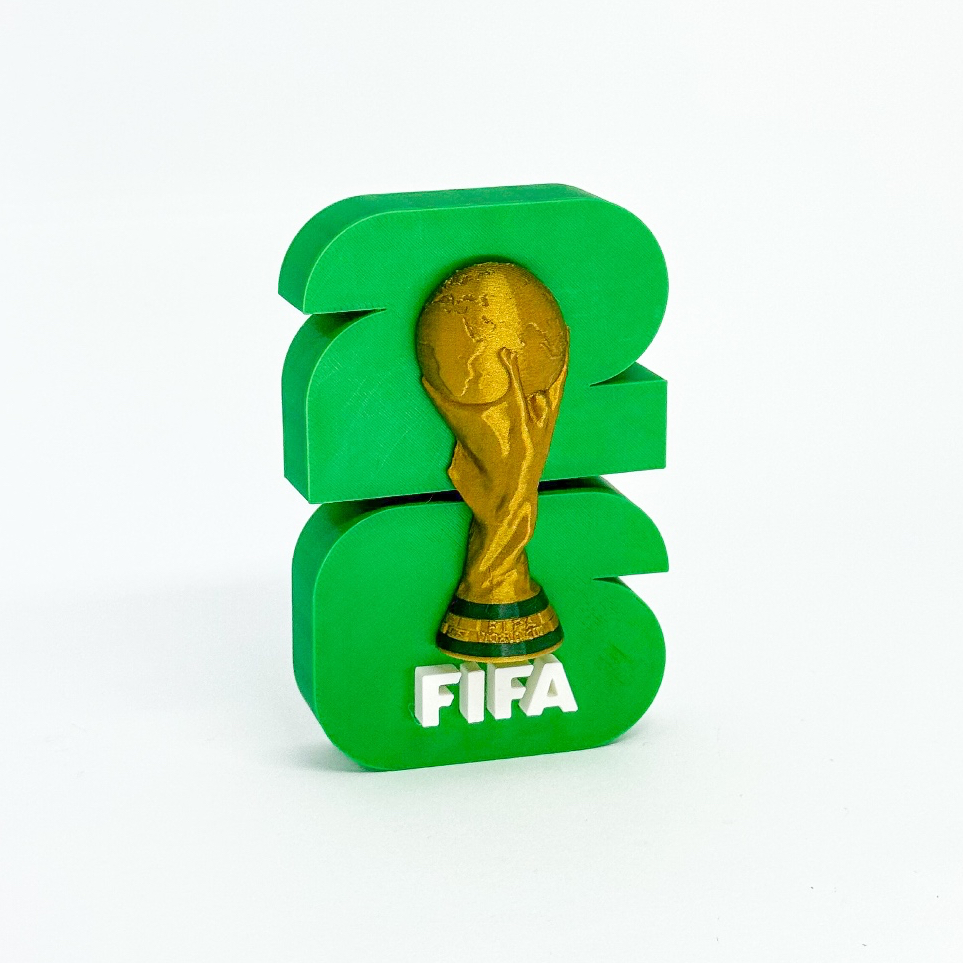 Troféu FIFA 2026 Brasil Decorativo Copa do Mundo Futebol World Cup Mundial VERDE