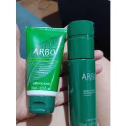 Kit Arbo Desodorante Body Spray 100ml loção Hidratante Desodorante Corporal 75ml original.