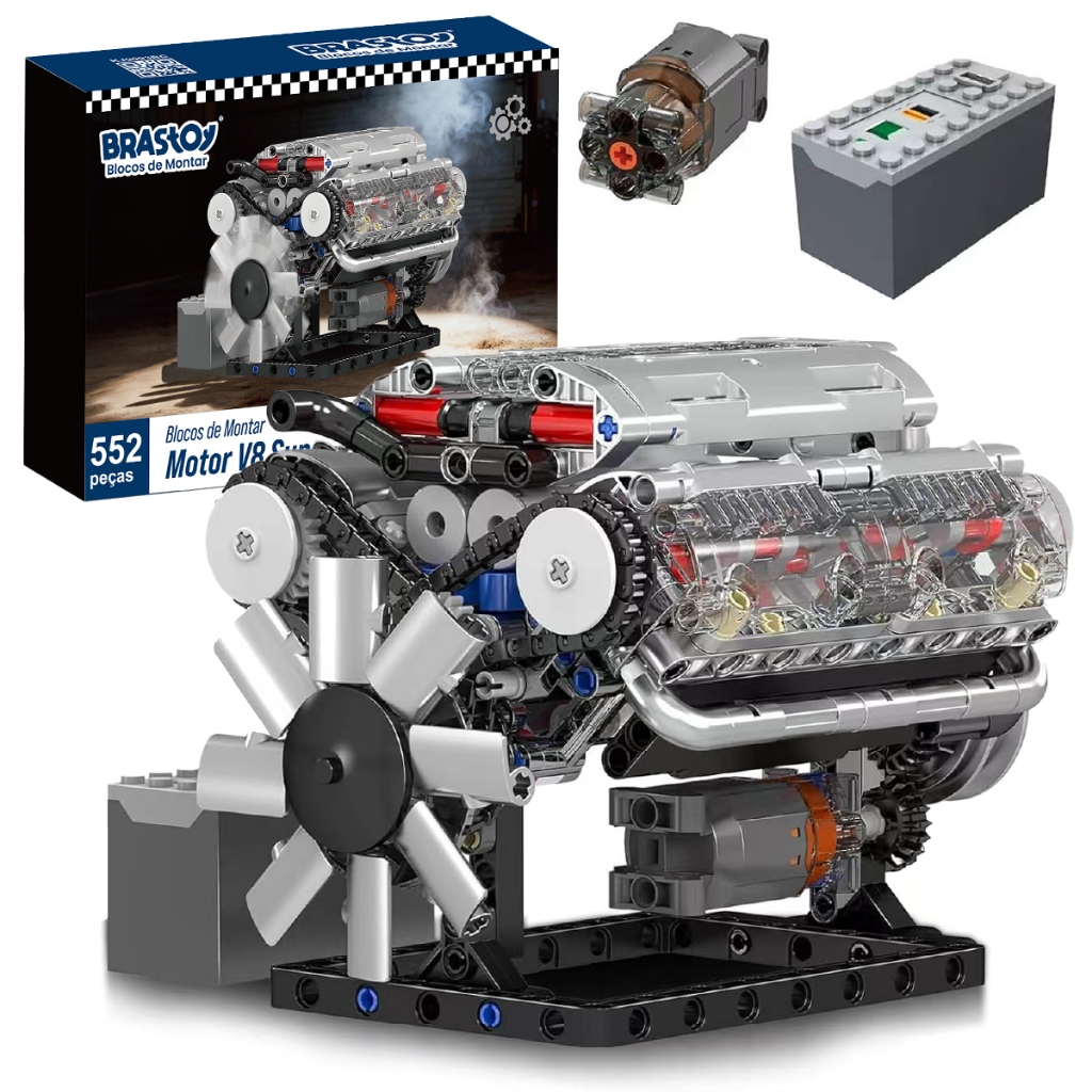 BRASTOY Brinquedos de modelo com motor V8 - adequados para crianças adultas