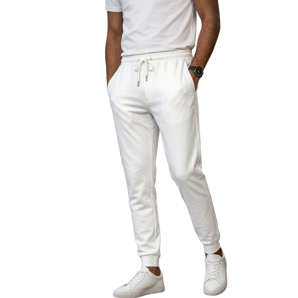 Calça Moletom Com Punho Jogger Estilo Oversized Streetwear Confortavel Peluciada e Flanelada
