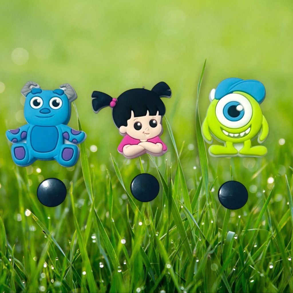 Kit Charm 3 Pin Emborrachado Botões Jibbit Babuche Croc Monstros SA Baby