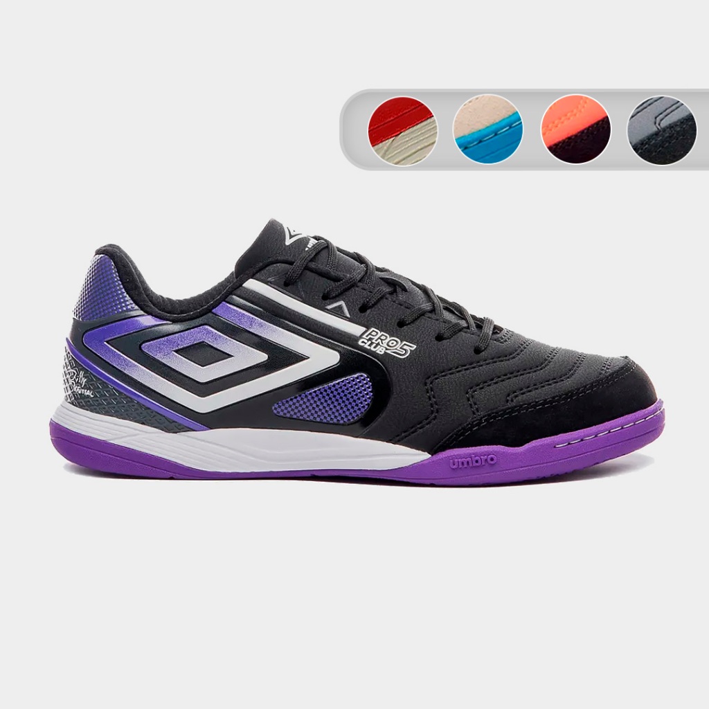 Chuteira Umbro Indoor Pro 5 Bump Club Unissex Billy BRFutsal U01FB042 em Oferta na Shopee