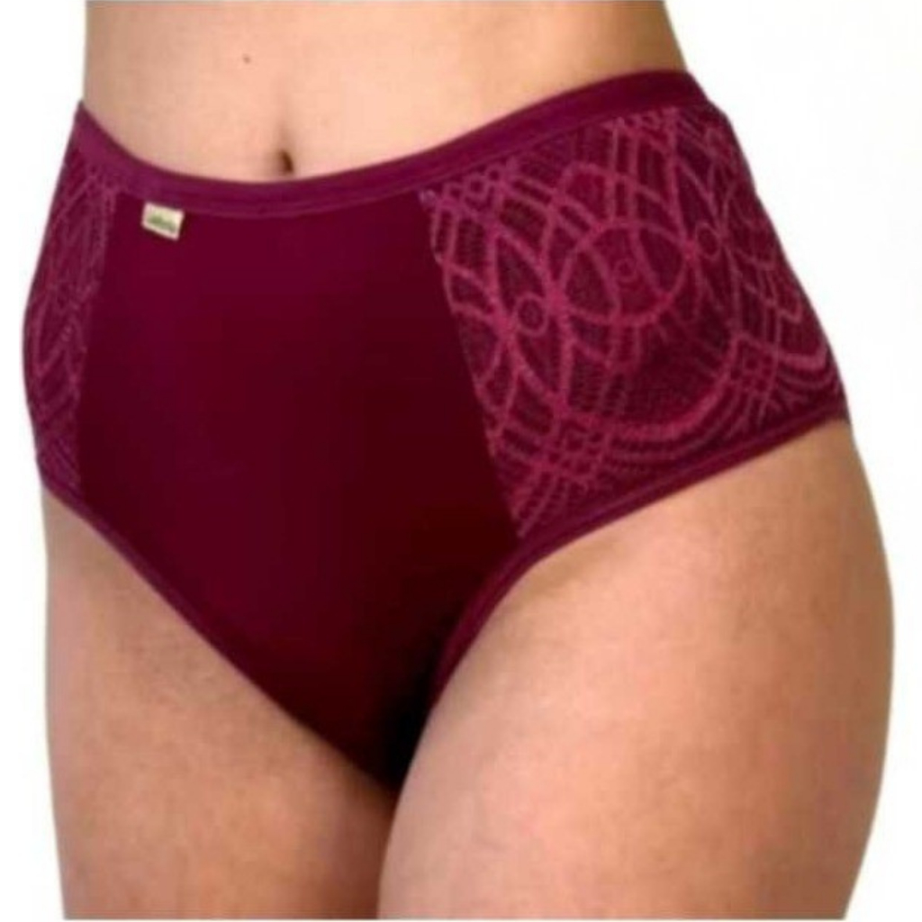 Kit Calçola de Algodão Cotton Plus Size Senhora Cintura Alta Calcinha Feminina Conforto em Oferta na Shopee