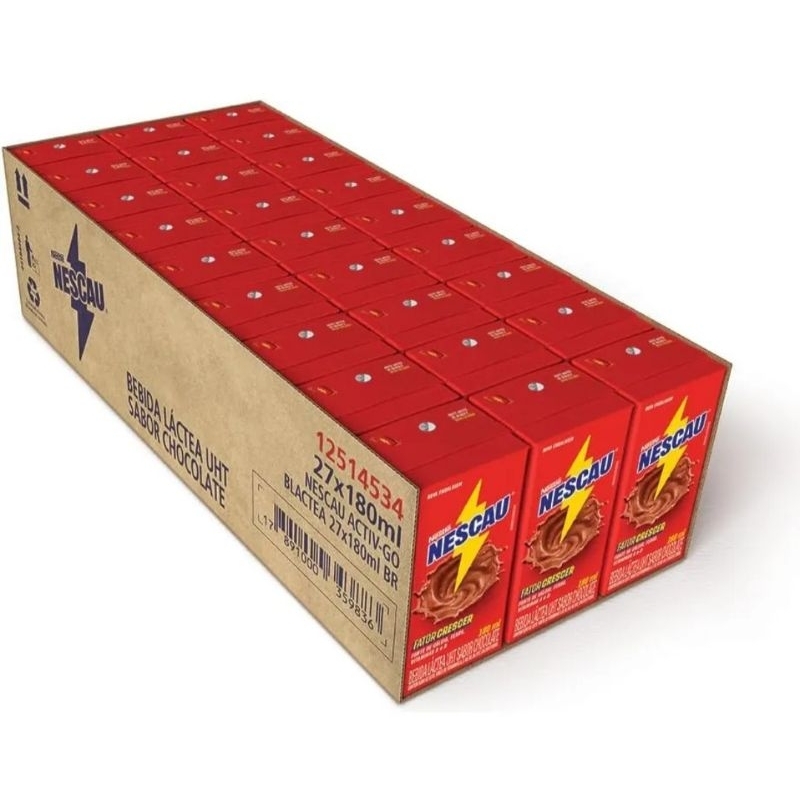 Kit de achocolatado Nescau Prontinho 180 ml pronto para beber