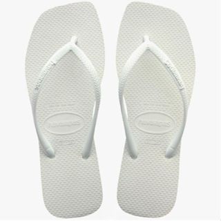 Chinelo Havainas Feminino Slim Square Branco Original Envio Imediato em Oferta na Shopee