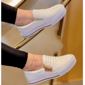 Tênis Casual Feminino Slip On 34 ao 43 Macio Anatômico Ortopédico Envio Imediato em Oferta na Shopee