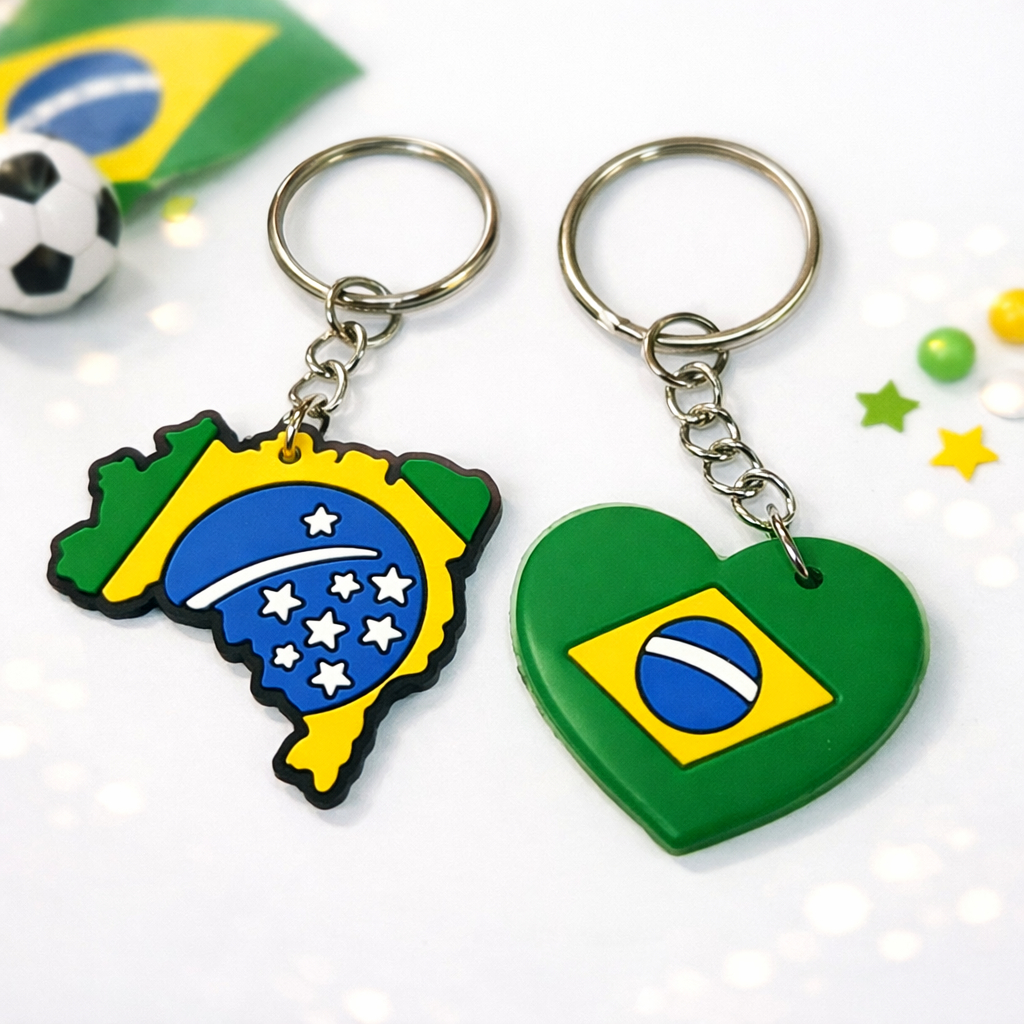8/32unid. Chaveiros COPA DO MUNDO 2026- Lembrancinhas escolar, amigos, família.
