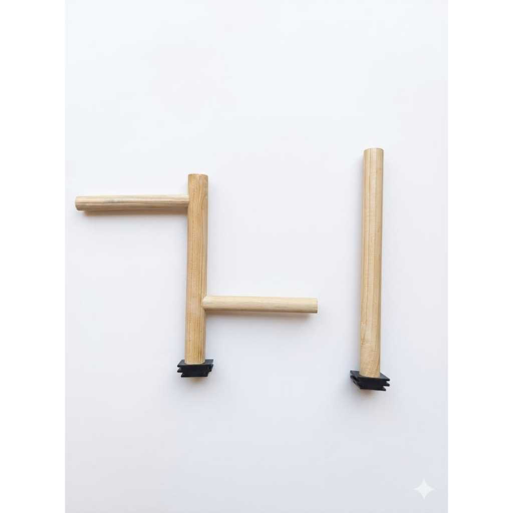 Poleiro Duplo para Calopsita e outros Pássaros em Oferta na Shopee