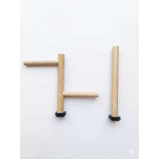 Poleiro Duplo para Calopsita e outros Pássaros em Oferta na Shopee