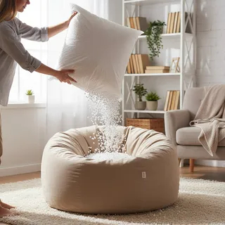 100 Litros de Isopor Flocado Ultra Triturado Para Floquinhos de Neve em Oferta na Shopee