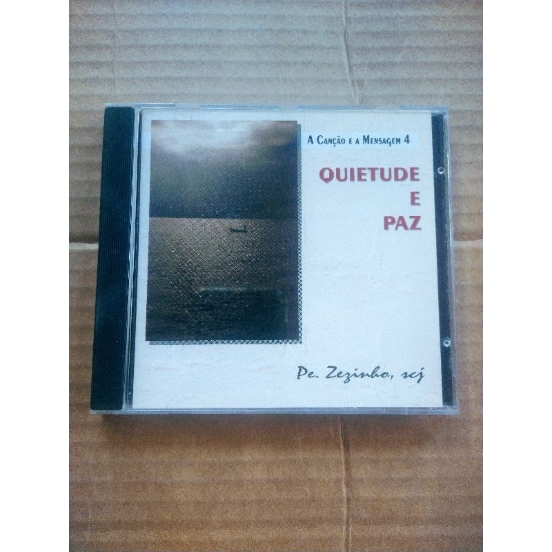 CD Pe. Zezinho - Quietude e Paz  1996  GOSPEL