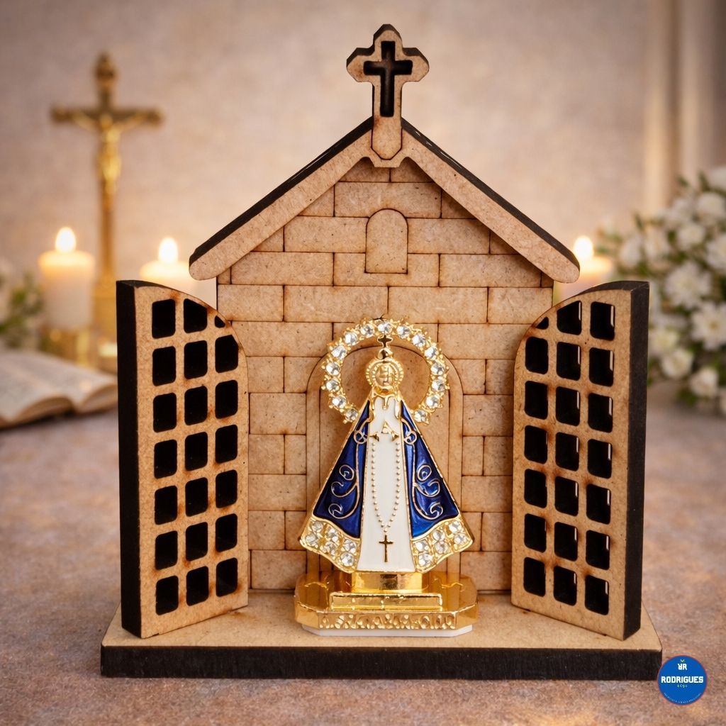 Kit 2 Capelinha Oratório Nossa Senhora Aparecida