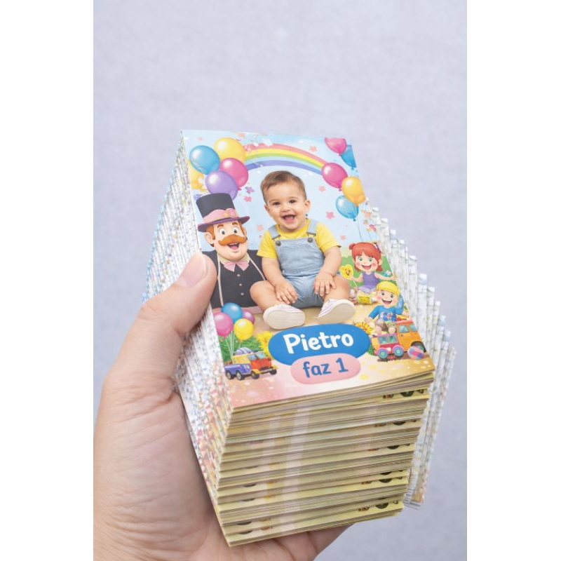 Ímã de Geladeira Personalizado com Foto | Lembrancinha Aniversário Infantil (Vários Temas)