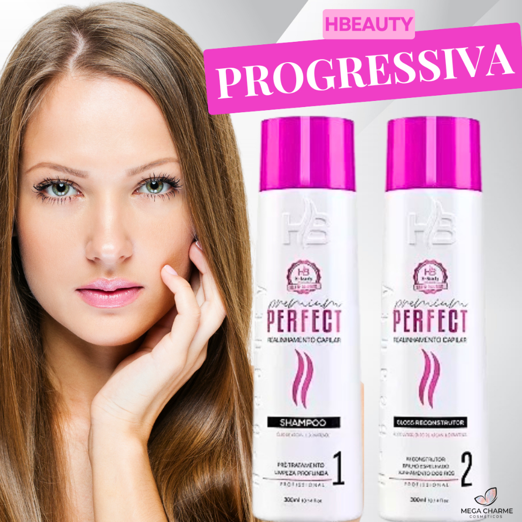 Hbeauty Kit Progressiva Orgânica Perfect Premium 2x300ml