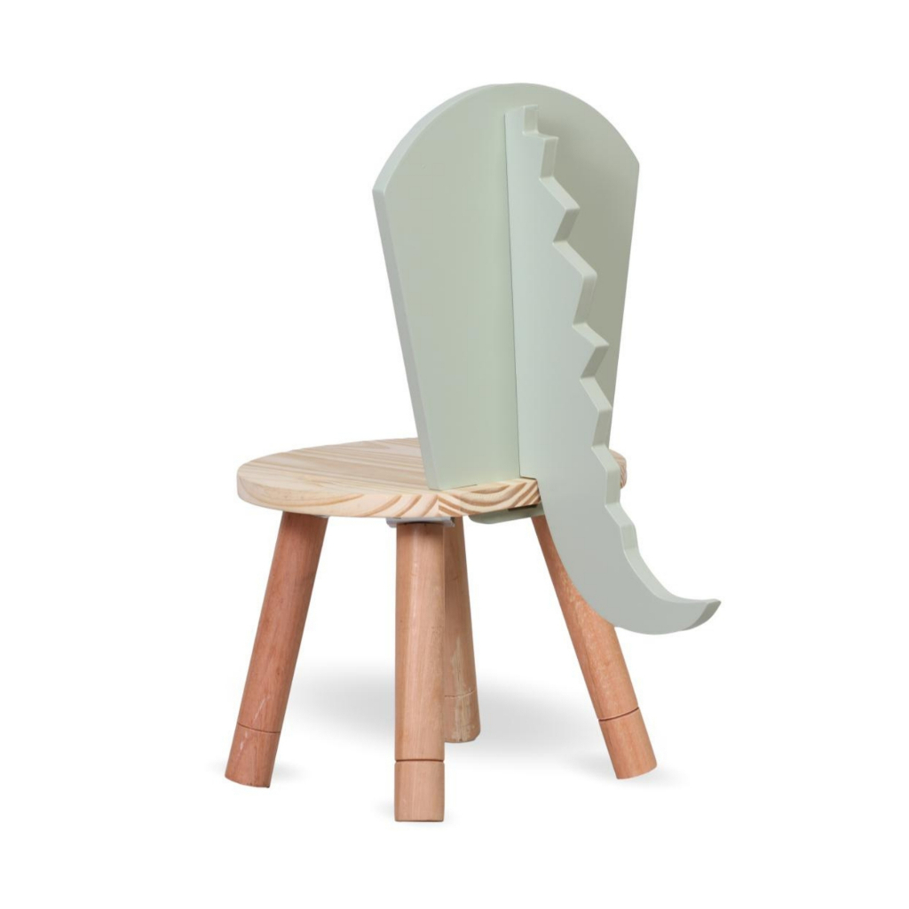 Cadeira Dino 3d Decoração Infantil Madeira Sala Quarto Top