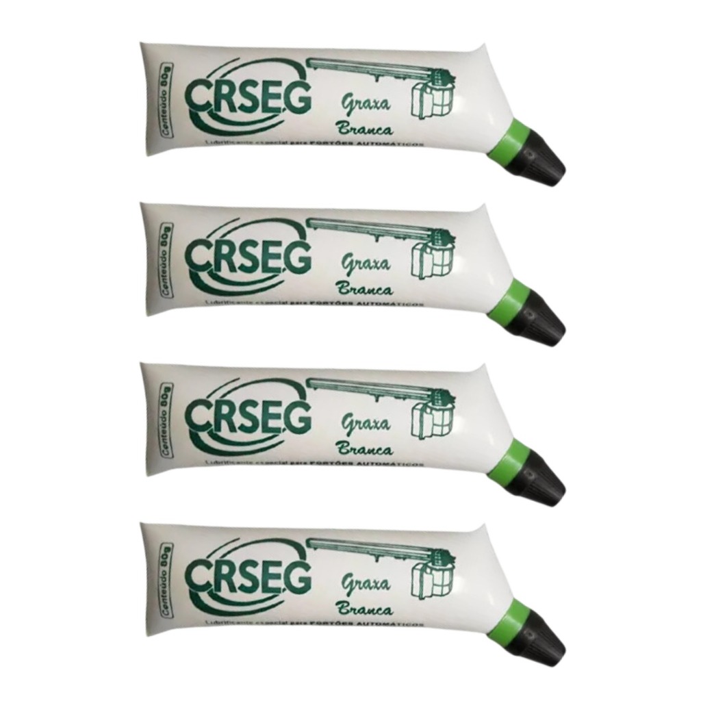 Kit 04 Graxas Branca Multiuso – Ideal para Portões Automáticos, Motos, Roçadeiras e Mais em Oferta na Shopee