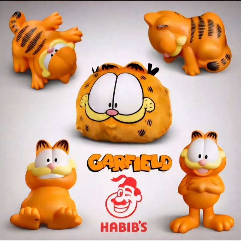 Luminárias Habibs 2026 Garfield (Todos Embalados)
