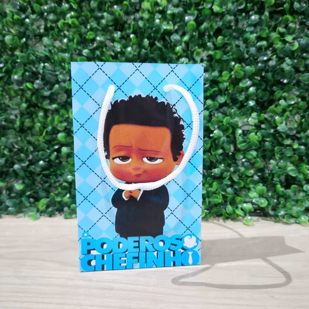 Sacolinha Surpresa Poderoso Chefinho Moreno 2 - Lembrancinha Festa Infantil Aniversário Pronta Entrega (ENVIO RÁPIDO)