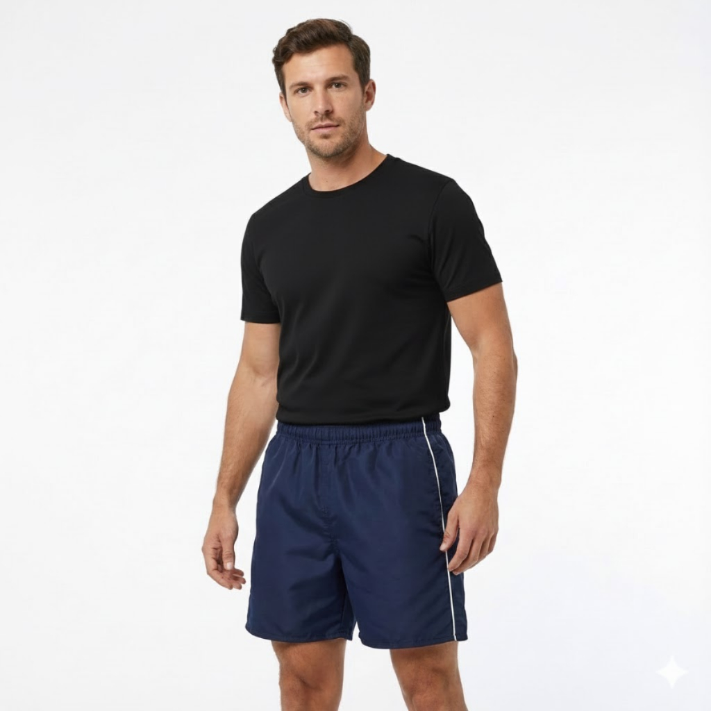 Bermuda Tactel Masculina Mauricinho com Cintura Elástica – Praia e Lazer
