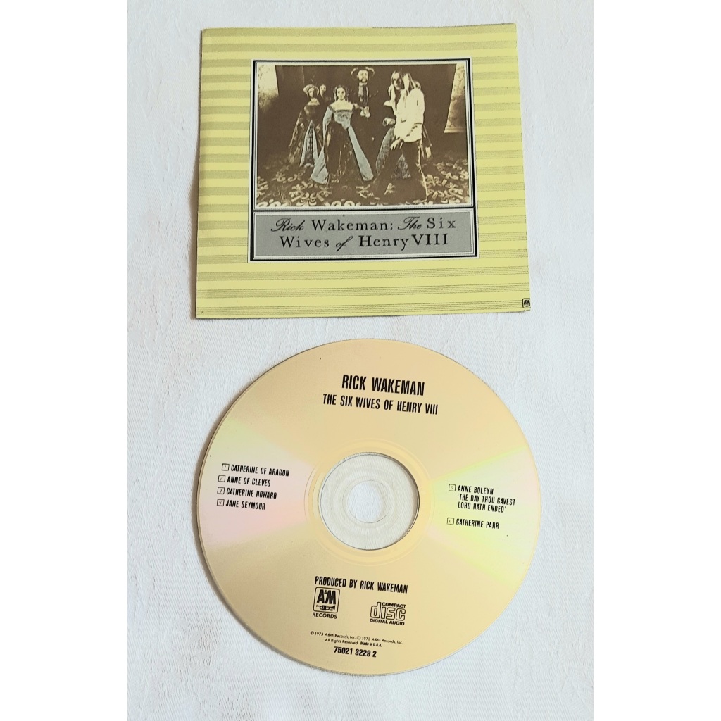 Cd Rick Wakeman The Six Wives Of Henry 8 IMPORTADO USA (s/contracapa)