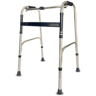 Andador Para Idoso Ortopédico 2 Barras Em Aço Dobrável 120kg em Oferta na Shopee