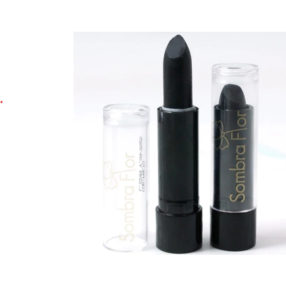 Batom Matte Preto - Flor: Alta Aderência e Efeito Elegante