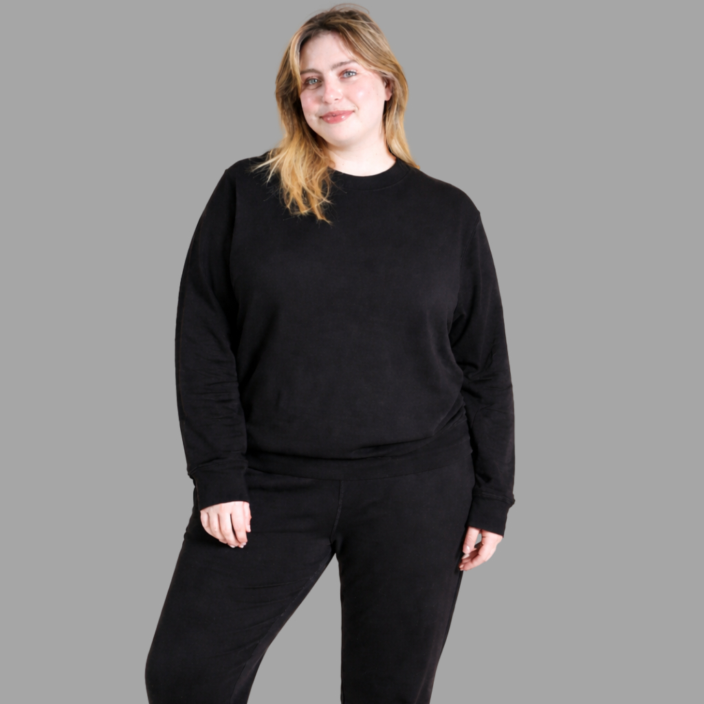 Moletom Gola Redonda Careca Blusa De Frio Básico Feminino Masculino Liso Plus Size Envio Imediato