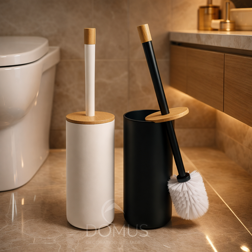 Limpeza  Sanitária Escova Higienização Vaso Em Aço Inox C/ Suporte em Oferta na Shopee