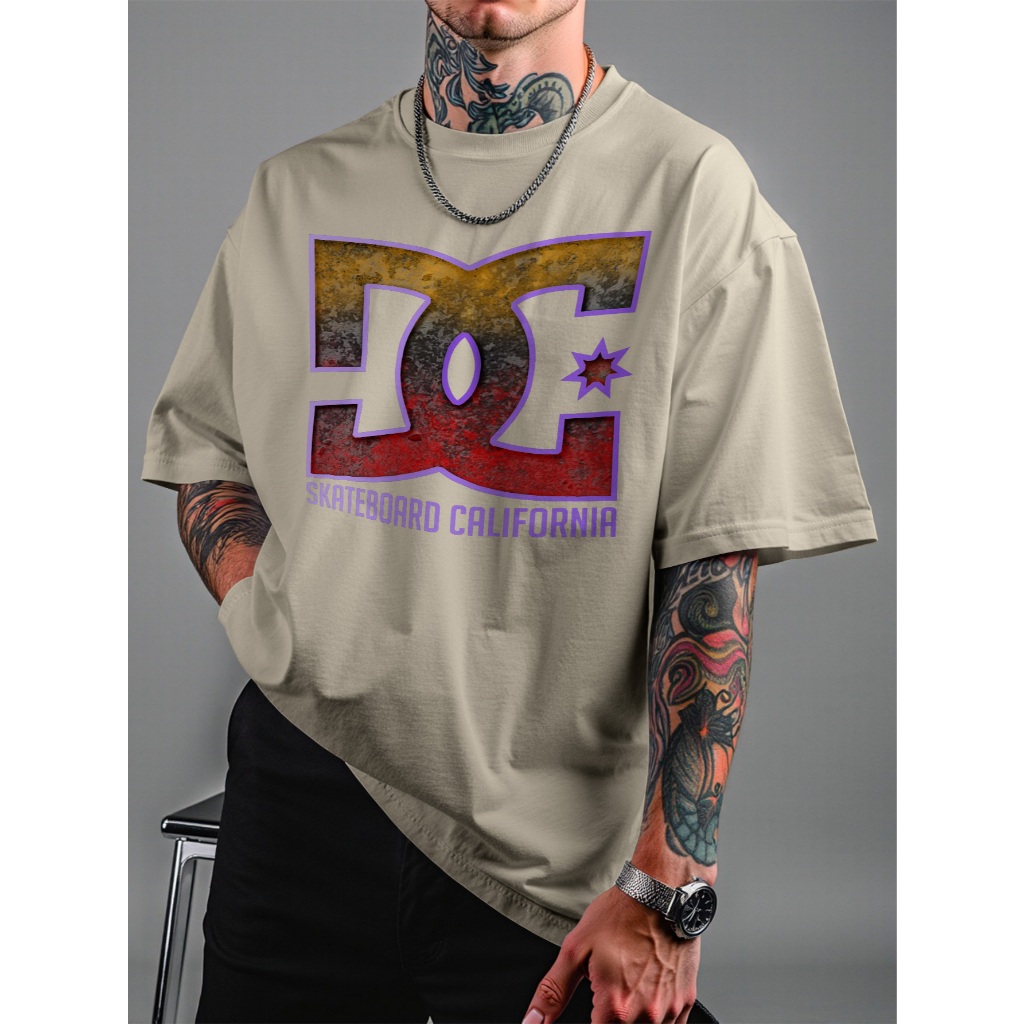 Camiseta Streetwear Oversized  DC Skate Lifestyle Unissex Ref4734