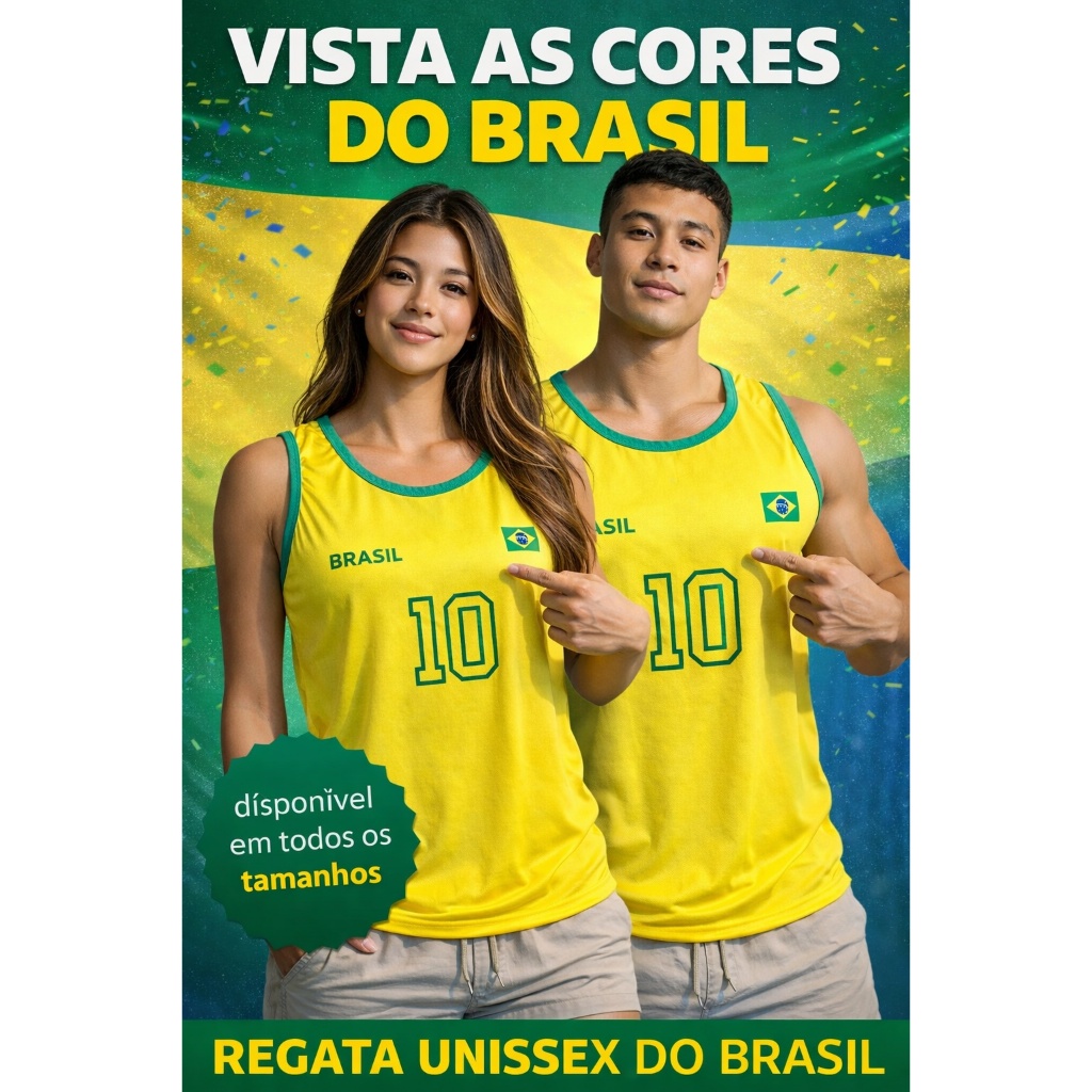 Regata Unissex do Brasill