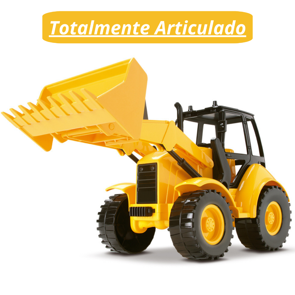 Trator Escavadeira HL-600 Totalmente Articulada Infantil - Silmar Brinquedos em Oferta na Shopee