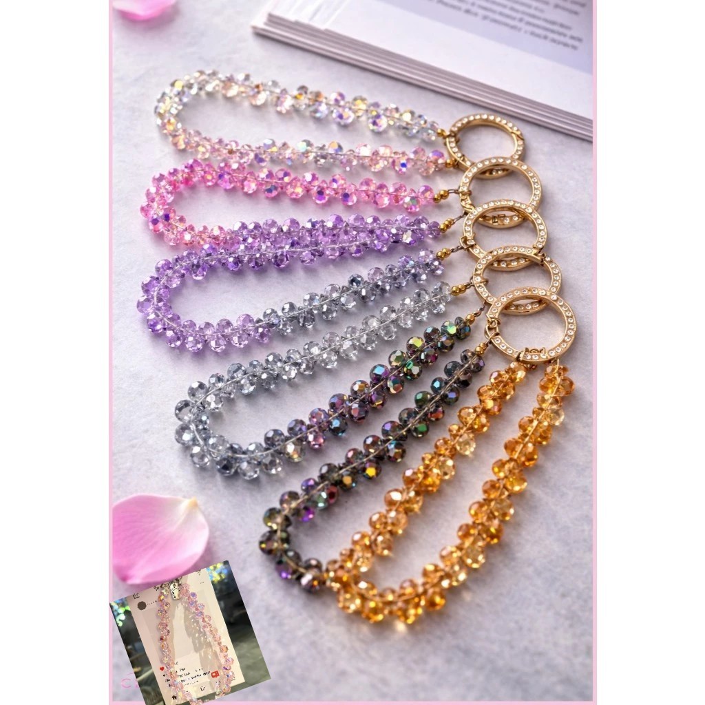 Imagem Acessório Tenda Moda: Strap Braço Cristal Premium com Clipe para Capinha de Celular