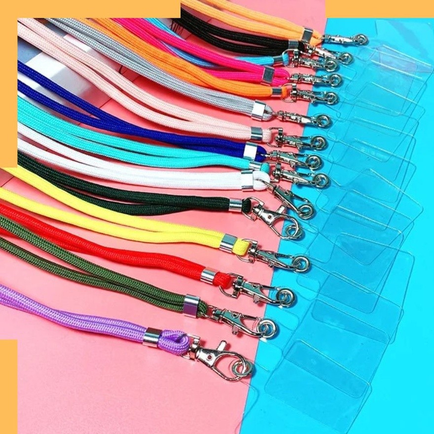 Cordão de telefone colorido universal, Metal Anti Lost Strap, Cordão de pescoço destacável segurança, chaveiro corda