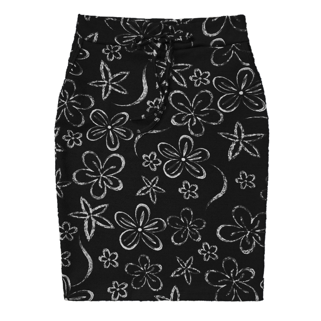 Saia Lápis Secretária Tendência Mulher Evangélica Linda Cintura Alta Com Bolsos. em Oferta na Shopee