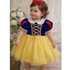 Vestido Branca de Neve Luxo