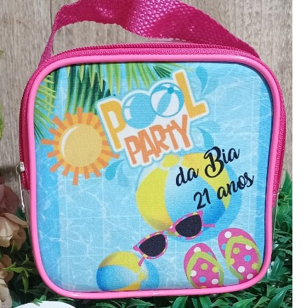 Bolsinha Personalizada 15x15 Infantil maletinha/Sacolinha Surpresa STITCH MINNIE ETC.