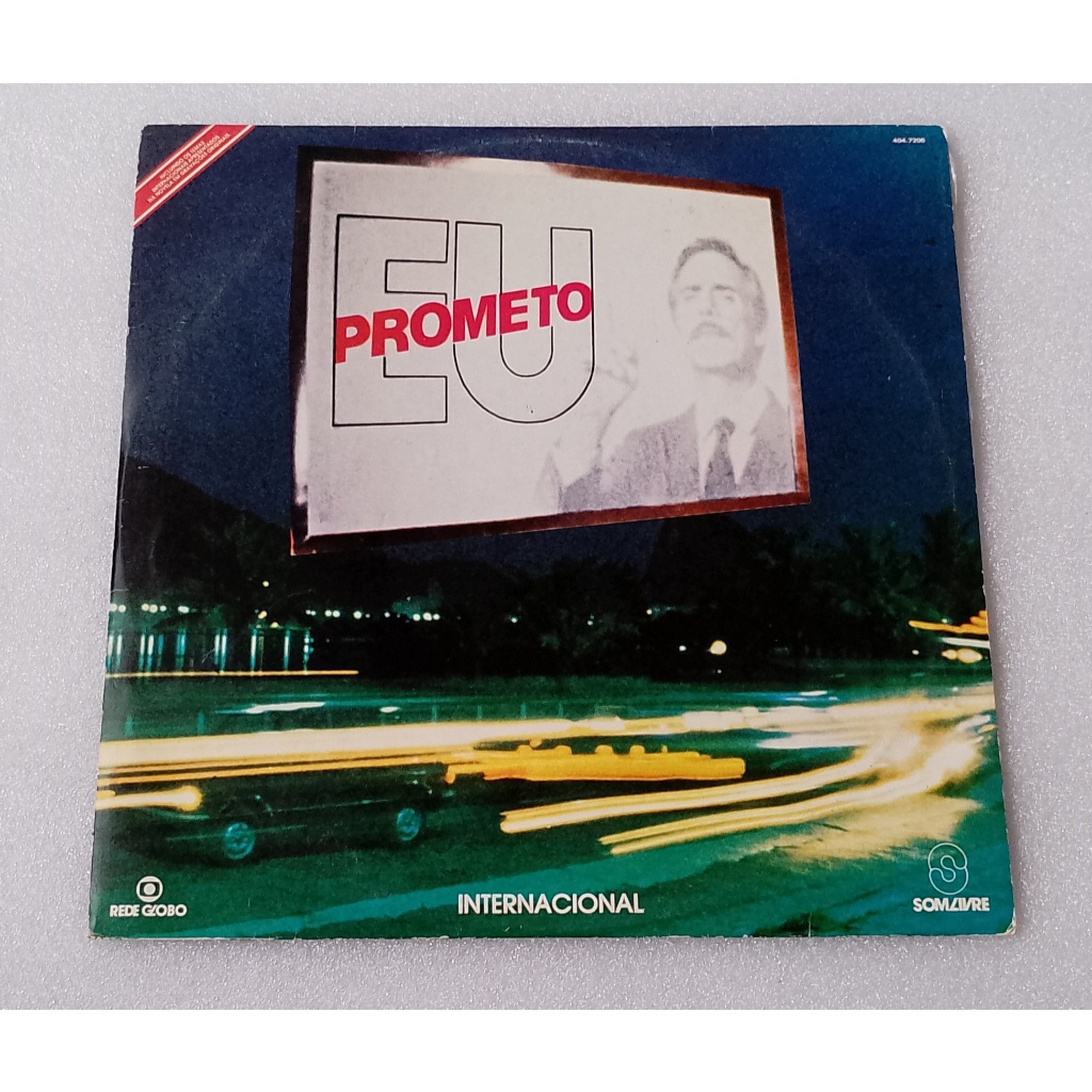 LP Trilha Sonora da Novela Eu Prometo - Internacional - Usado