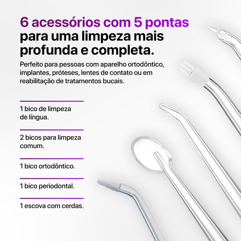 Irrigador Oral Limpador Bucal Dental Jet Fresh Relaxmedic · foto 2