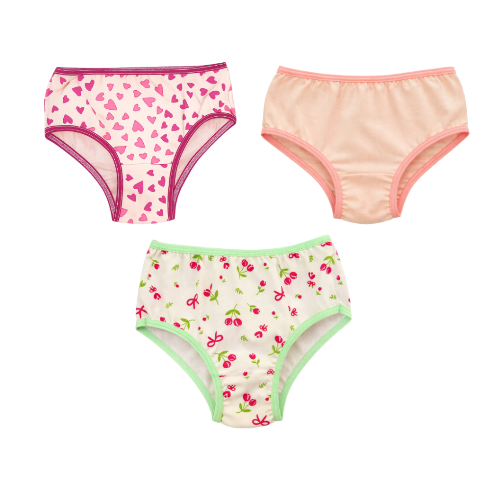 Kit Calcinha Infantil de algodão Estampada de 0 a 10 Anos Conforto Meninas Criança em Oferta na Shopee