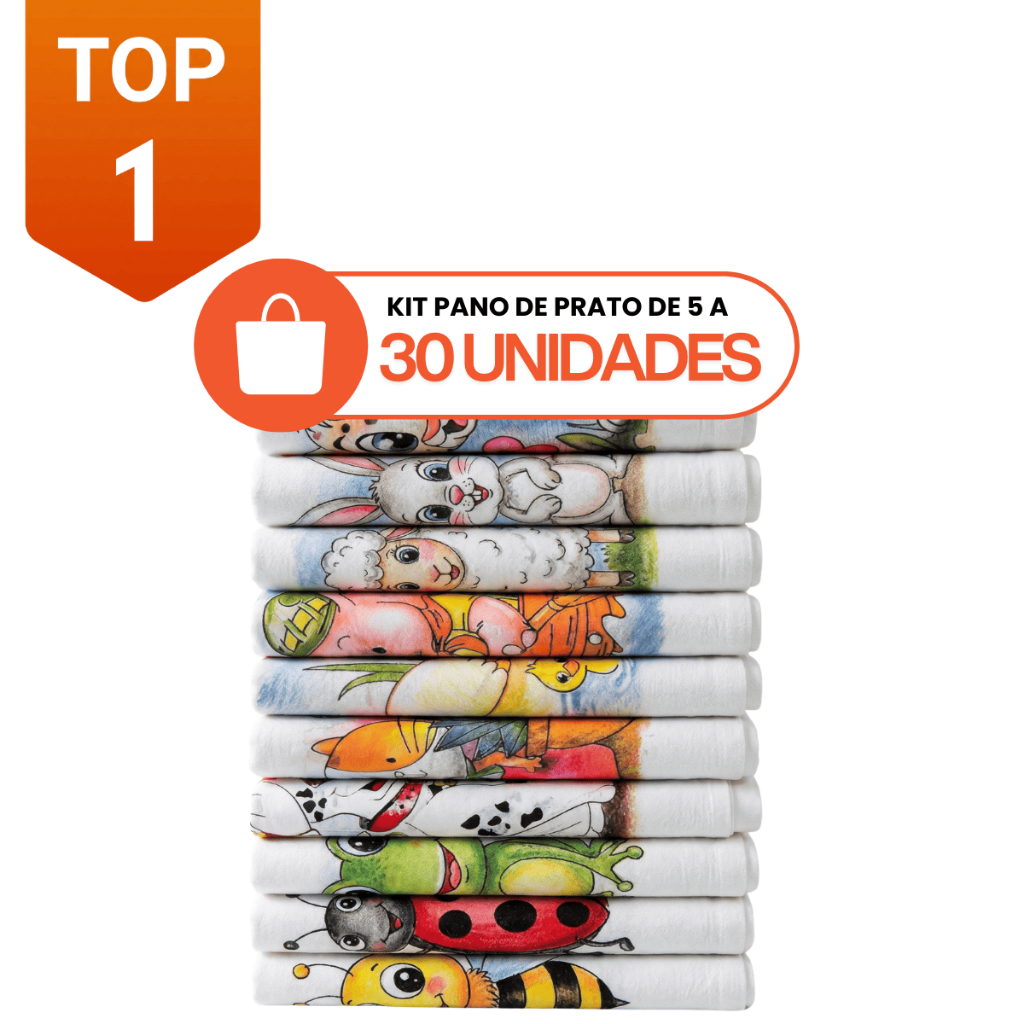 Kit Pano De Prato cozinha guardanapo estampado 100% algodão pano de louça atacado toalha de prato em Oferta na Shopee