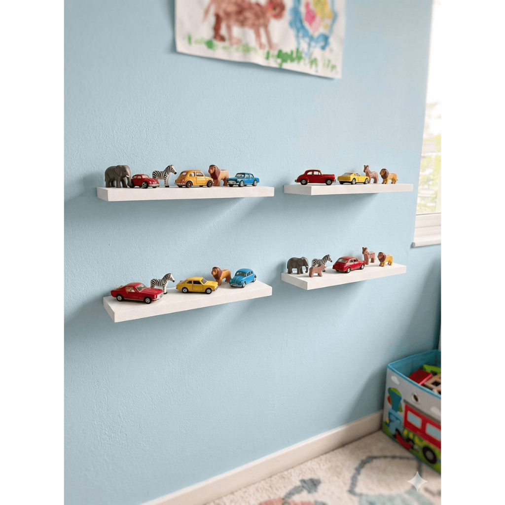 Kit 3 Prateleiras 30cm MDF Luxo Nichos Sala Cozinha Quarto Banheiro Com Kit De Instalação