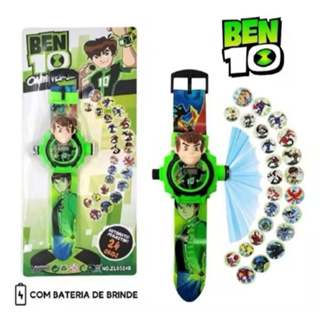 Relógio Infantil Projetor De Imagens 3D - Ben 10 em Oferta na Shopee