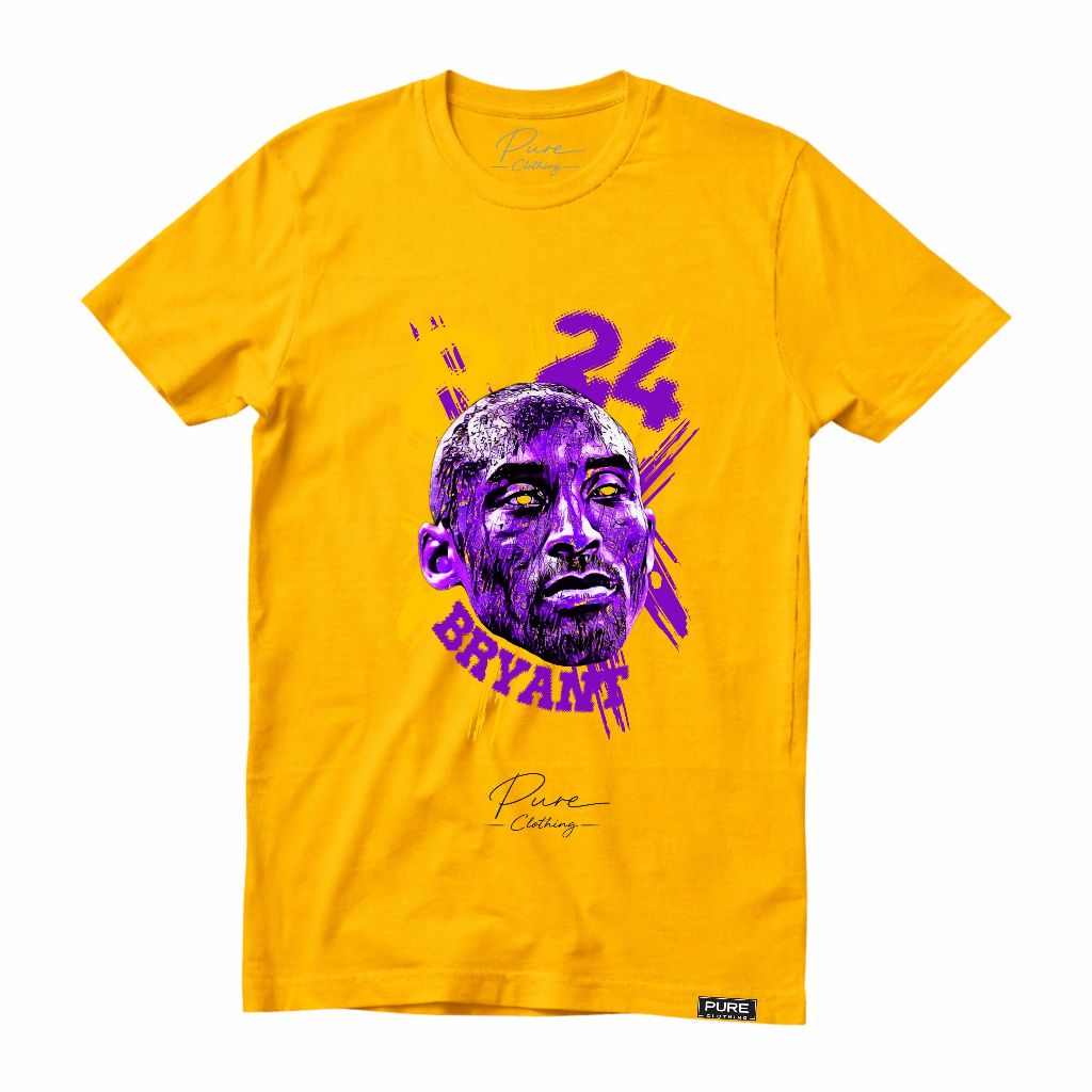 Camiseta Básica Premium Casual Lakers Kobe Bryant Basquete NBA - 100% Algodão Unissex - #06 Basquete