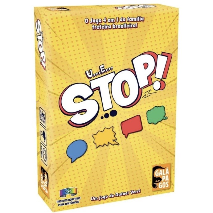UeStop!  - Jogo de Tabuleiro - Board Game - Card Game - Jogo de Cartas