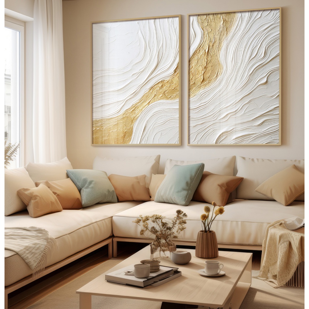 Quadro Abstrato Para Sala Quadro Com Moldura E Vidro Quadros Decorativos Quarto